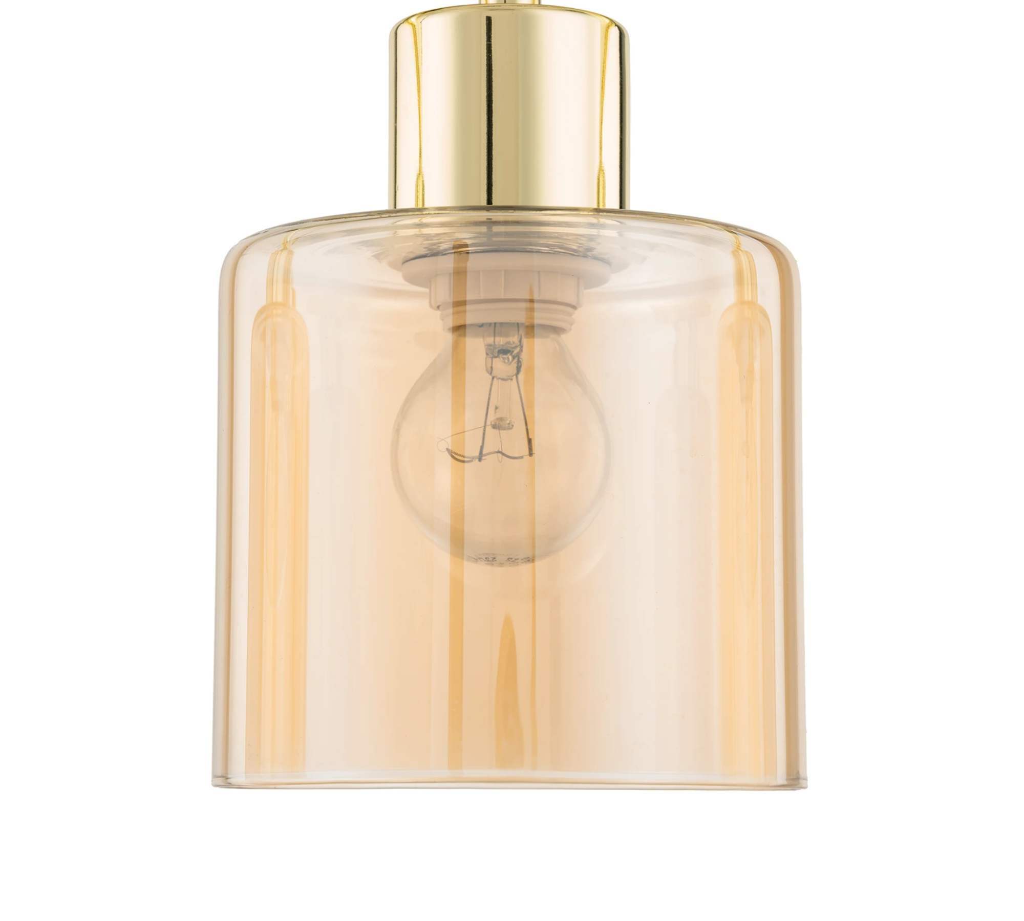 Pendant lamp glass metal brass 3