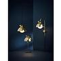 Butterfly Pendant Light Brass Gold Look 3