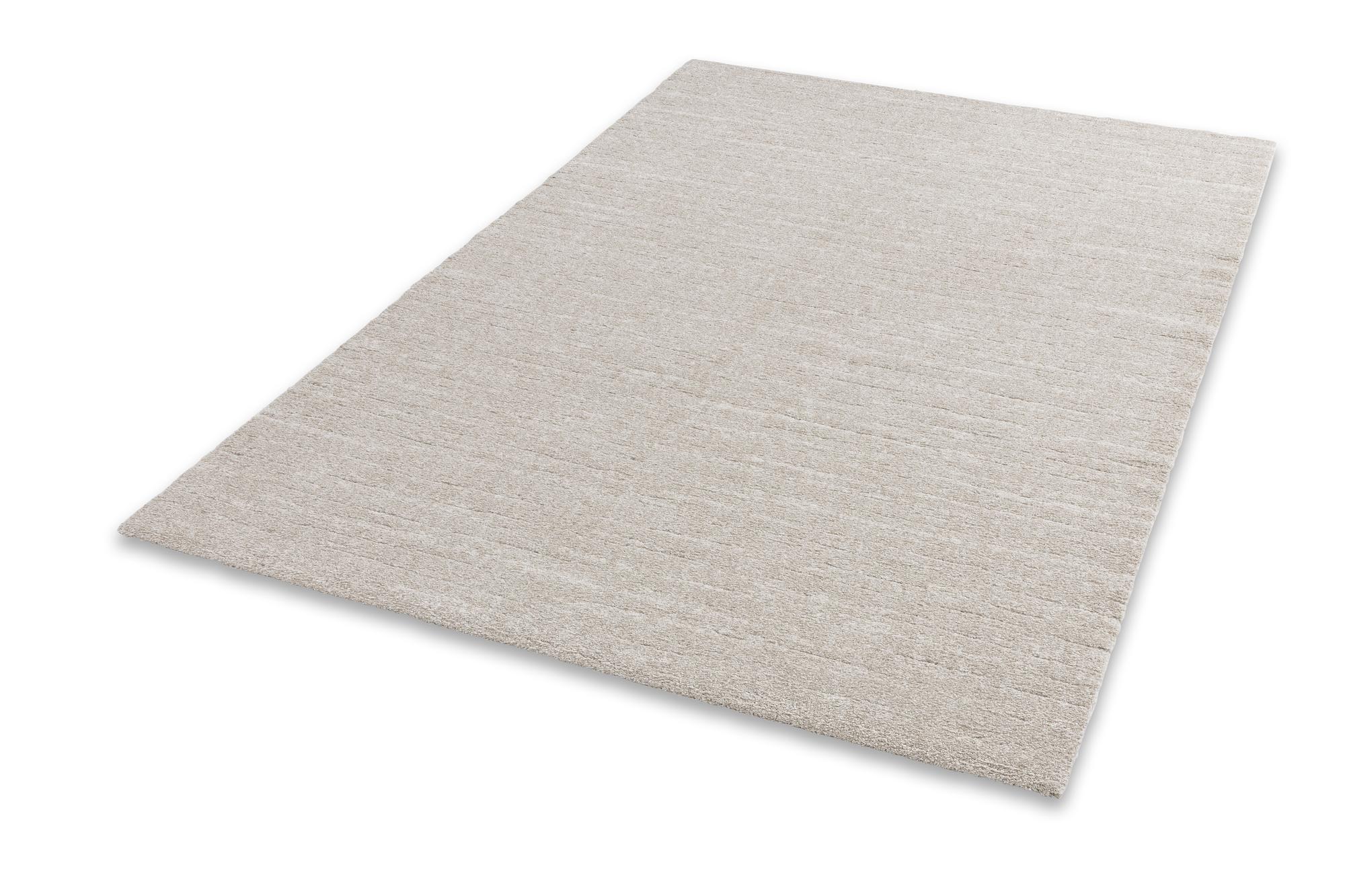Amaze Uni Hochflorteppich Polyester Sand 140x200cm 1