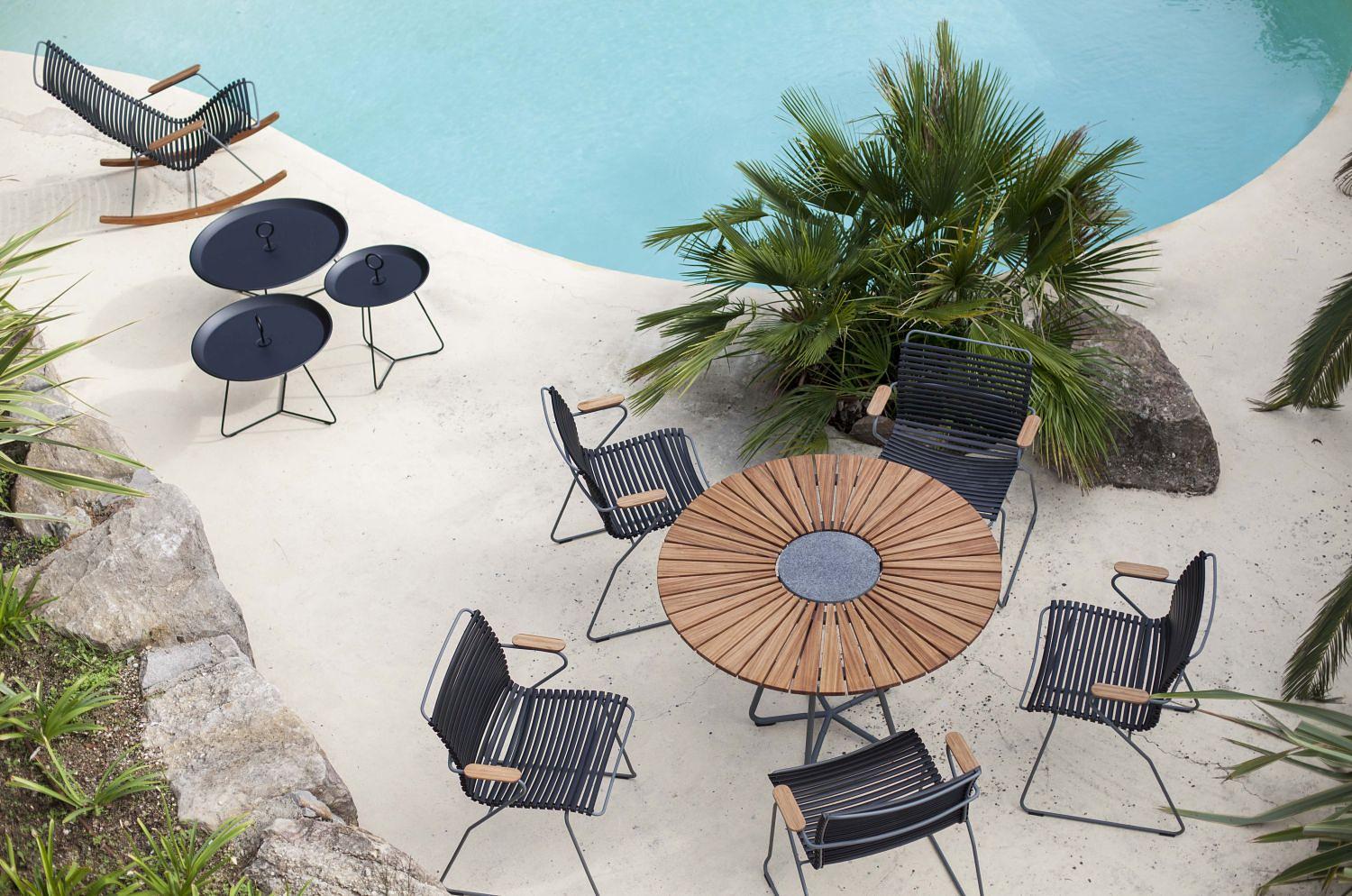 Click Esszimmer-Armlehnstuhl Grün 1