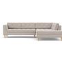 Nelson Ecksofa Récamiere Rechts Agnes Brown 0