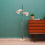 Vintage floor lamp metal pink 1970s 1