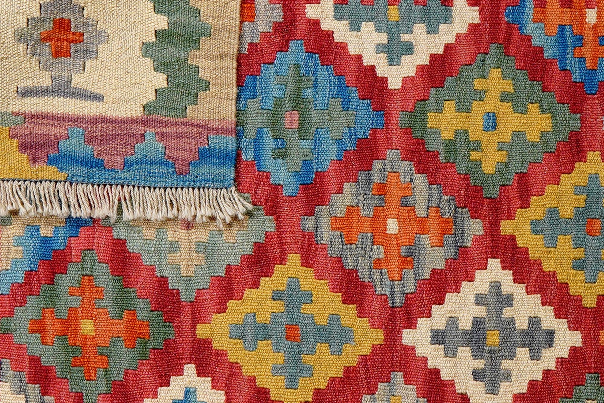 Kilim Gashgai Teppich Mehrfarbig 4