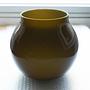 Vase Muranoglas Braun 3