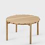 Pinion Side Table Oak ⌀80cm 0