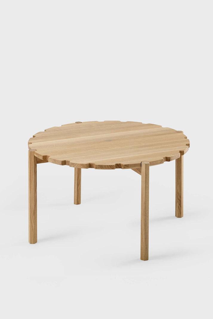Pinion Side Table Oak ⌀80cm 0