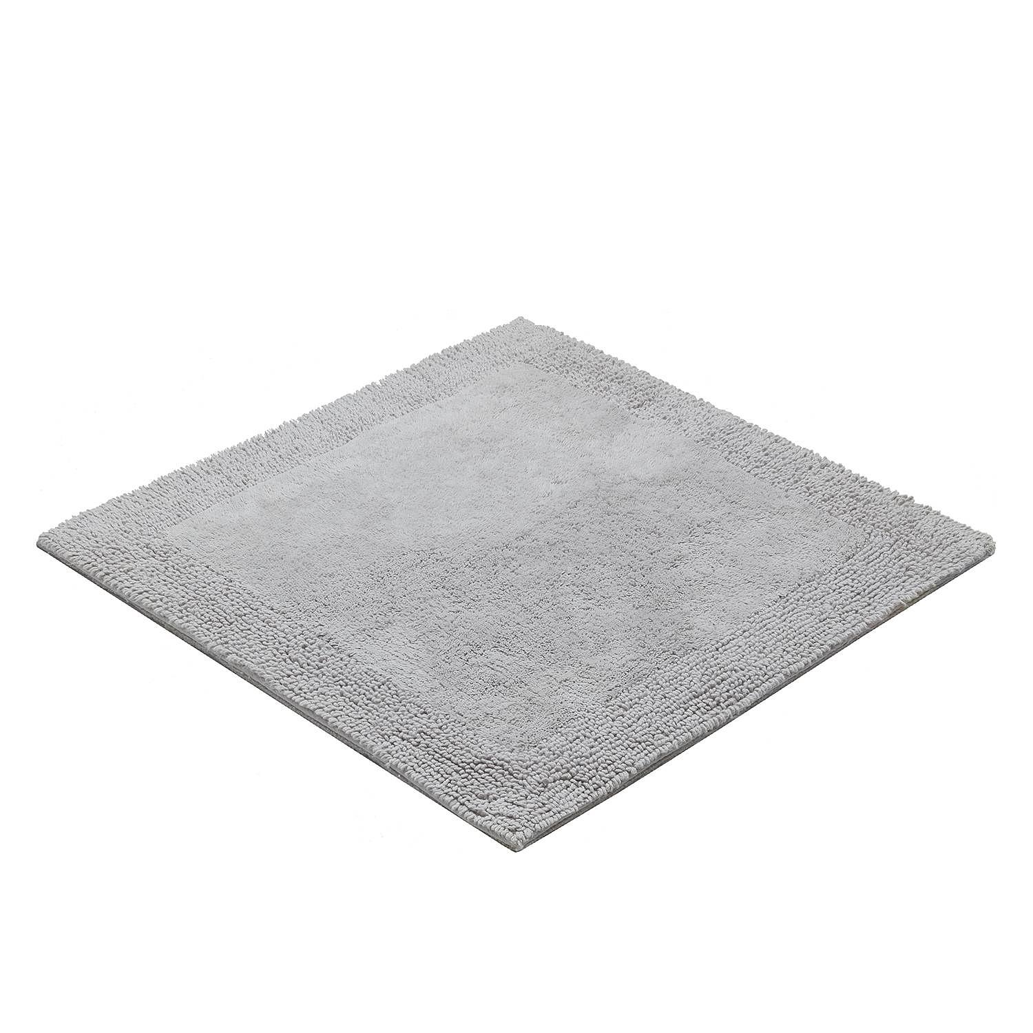Badematte Luxor Hellgrau 60 x 60 cm 1