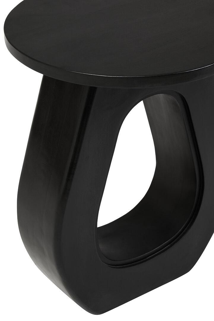 Walsa Black Finish Mango Holz Beistelltisch
 8