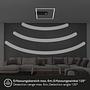 1-Flammig LED-Deckenleuchte Figa Sensor Aluminium Schwarz 1