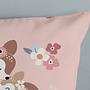 Kinderbettwäsche Rehkitz Baumwolle Rosa 4