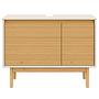 Washbasin base cabinet CAVA Pine Solid Beige 4