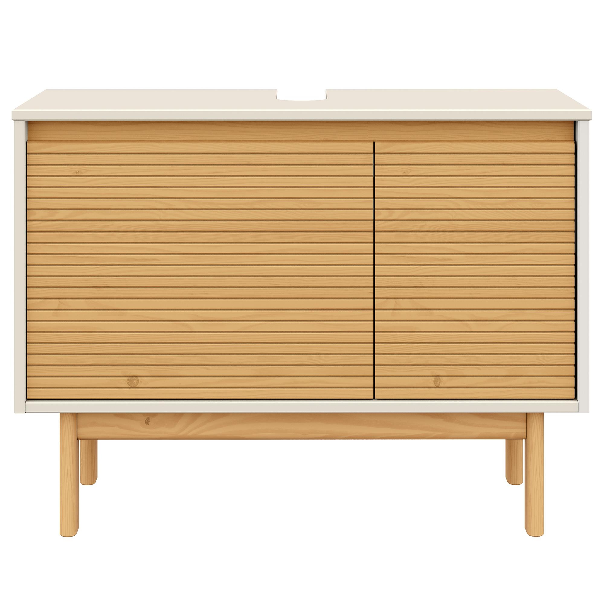 Washbasin base cabinet CAVA Pine Solid Beige 4