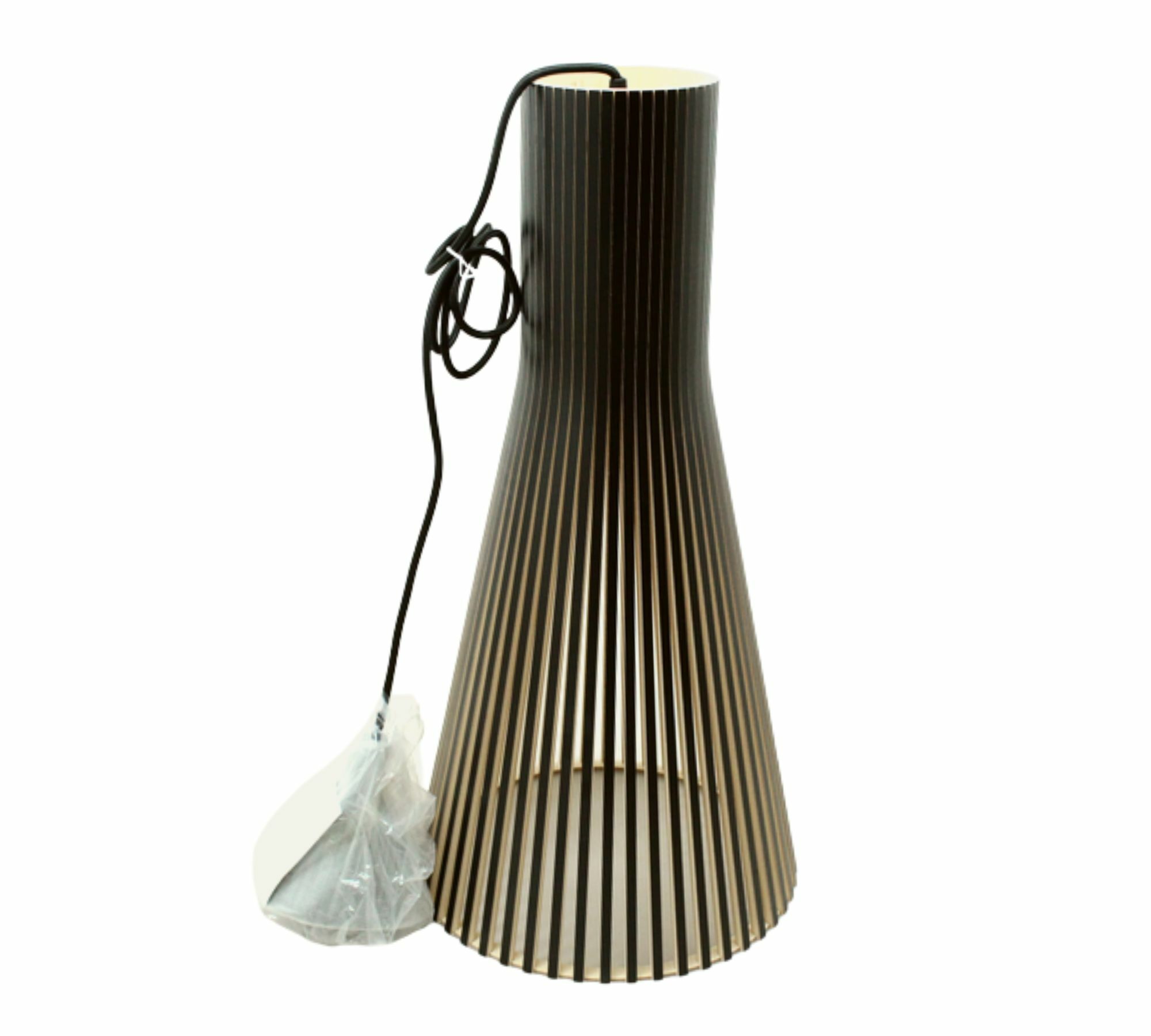 Secto 4200 Pendelleuchte Holz Schwarz Ø 30cm 1