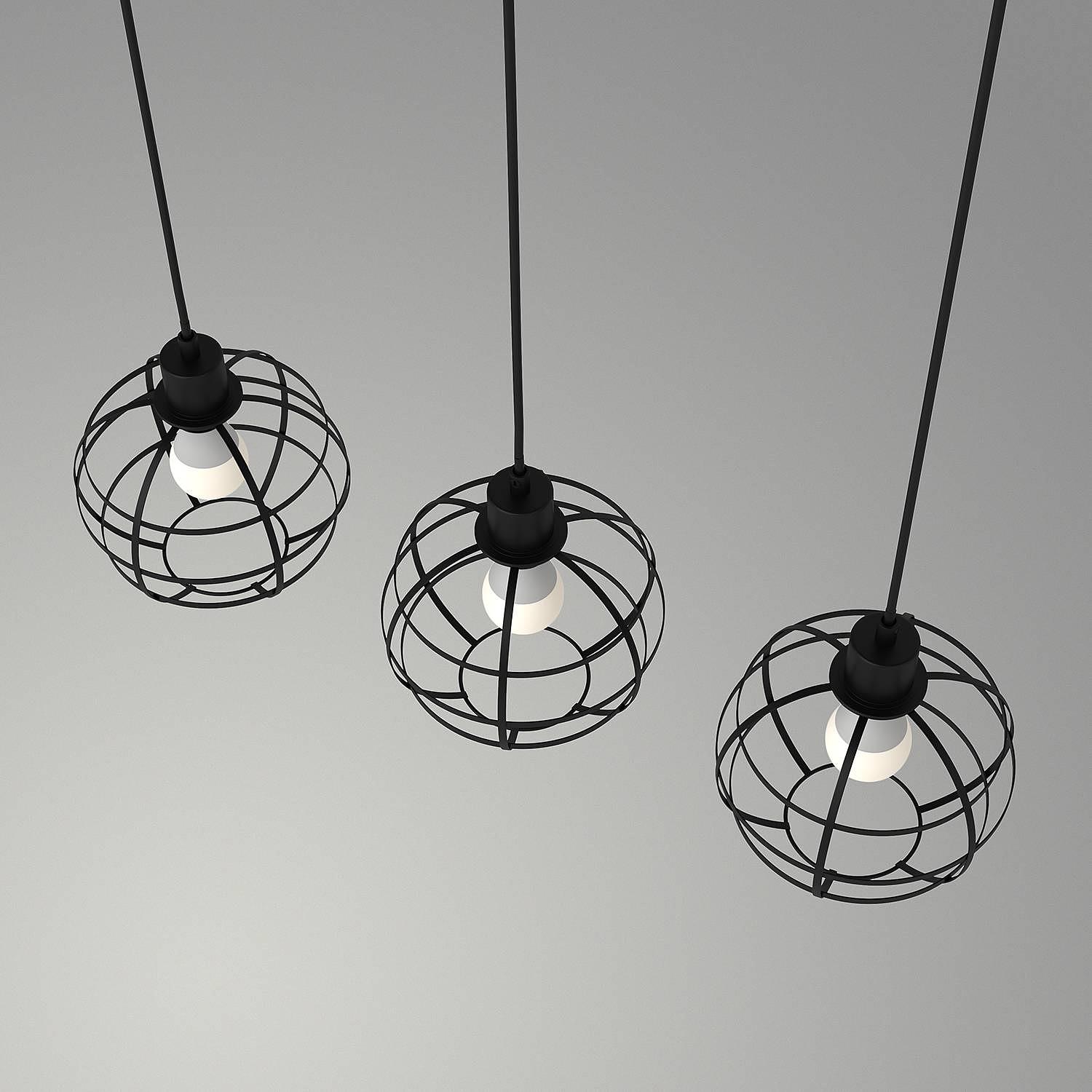Le Vey I Pendant Lamp Iron 3-light 3