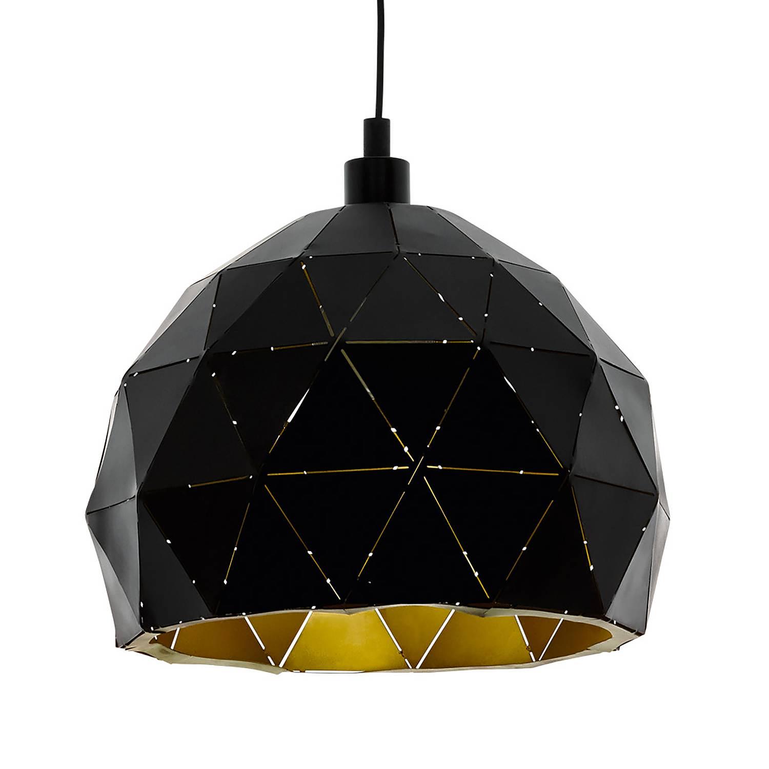 Pendant light Roccaforte I Steel Black 1