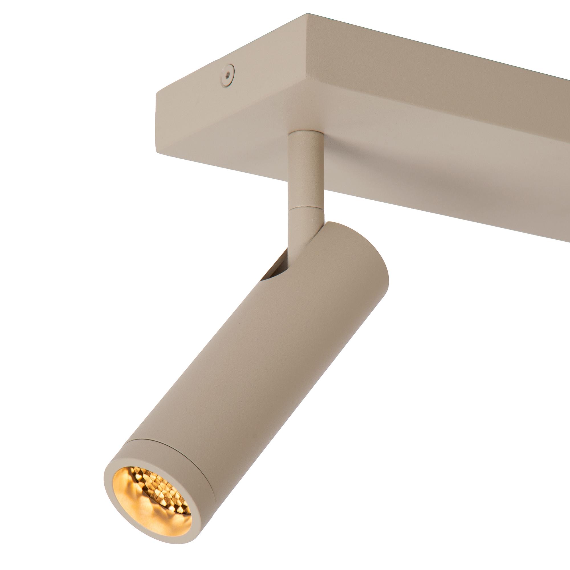 2-Flammig Grado Typ A Deckenleuchte Aluminium Beige 3