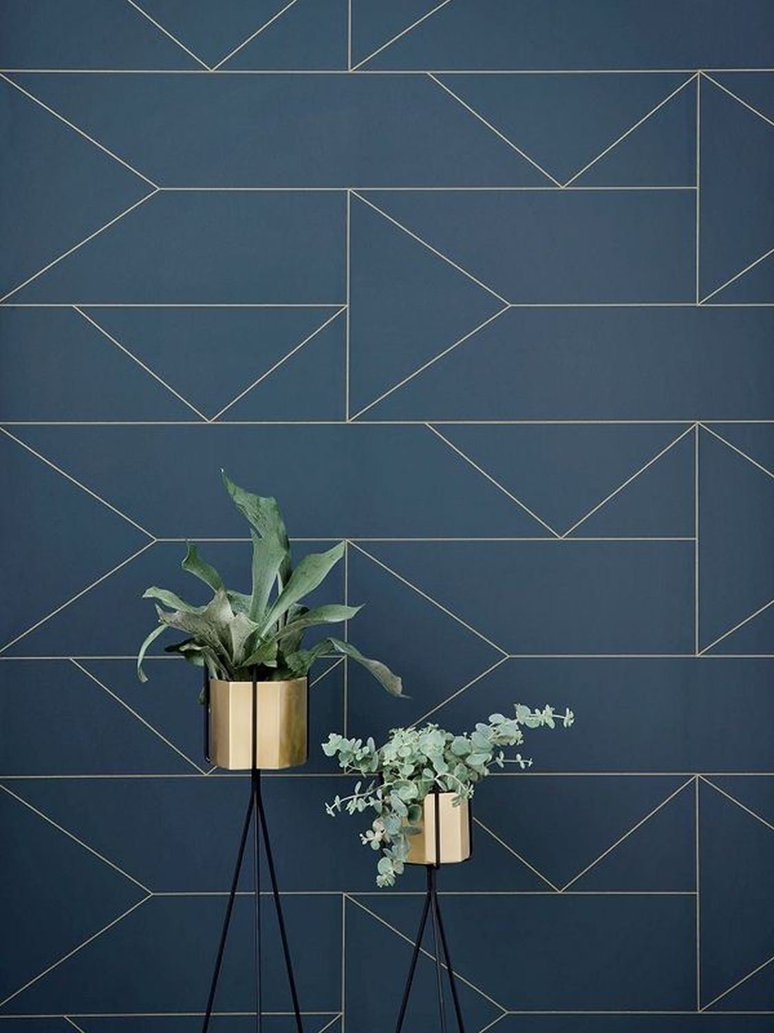Hexagon Pot Gold 1