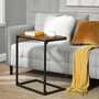 Side table metal brown black 3
