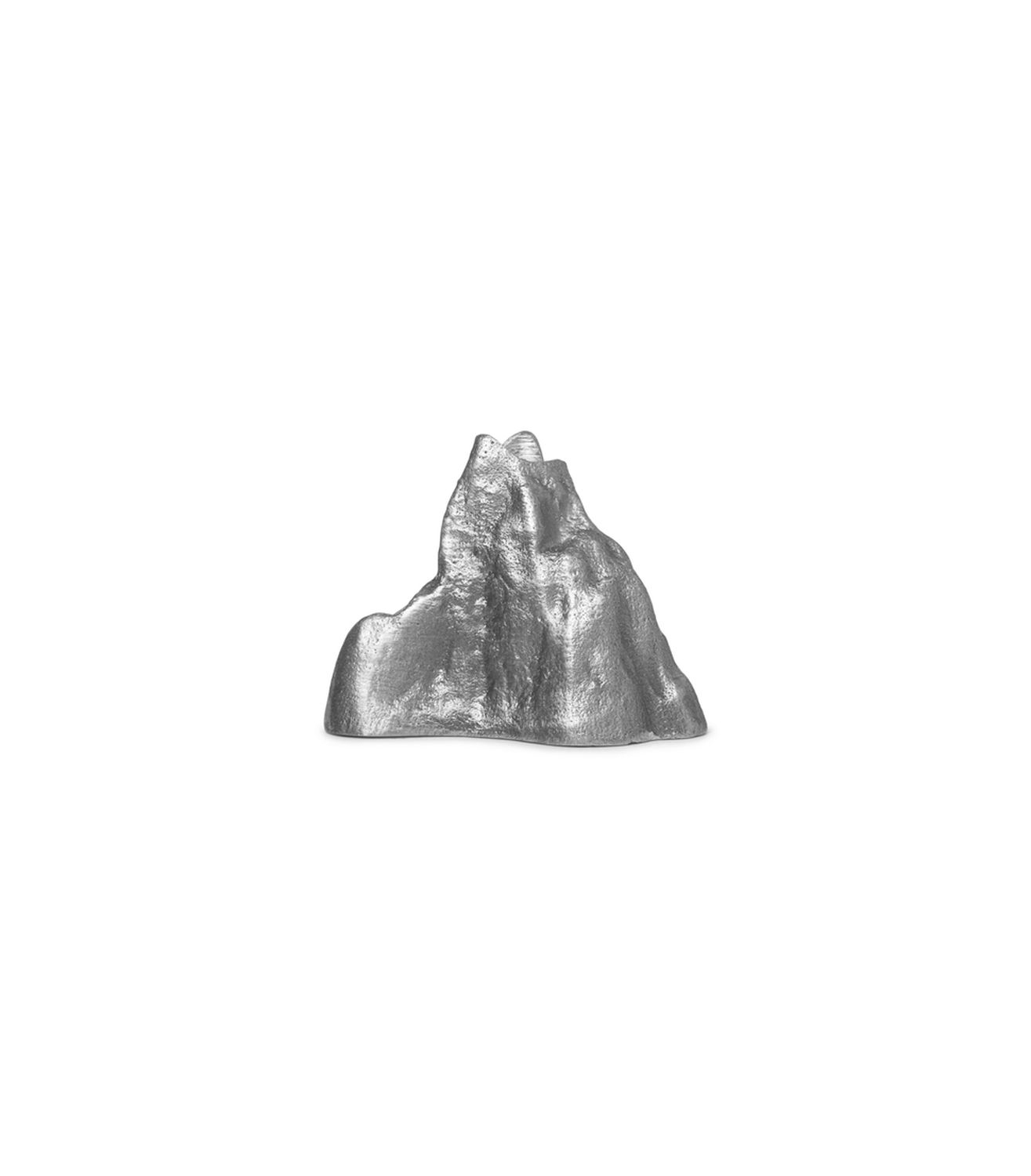 Stone Kerzenhalter Silber 1