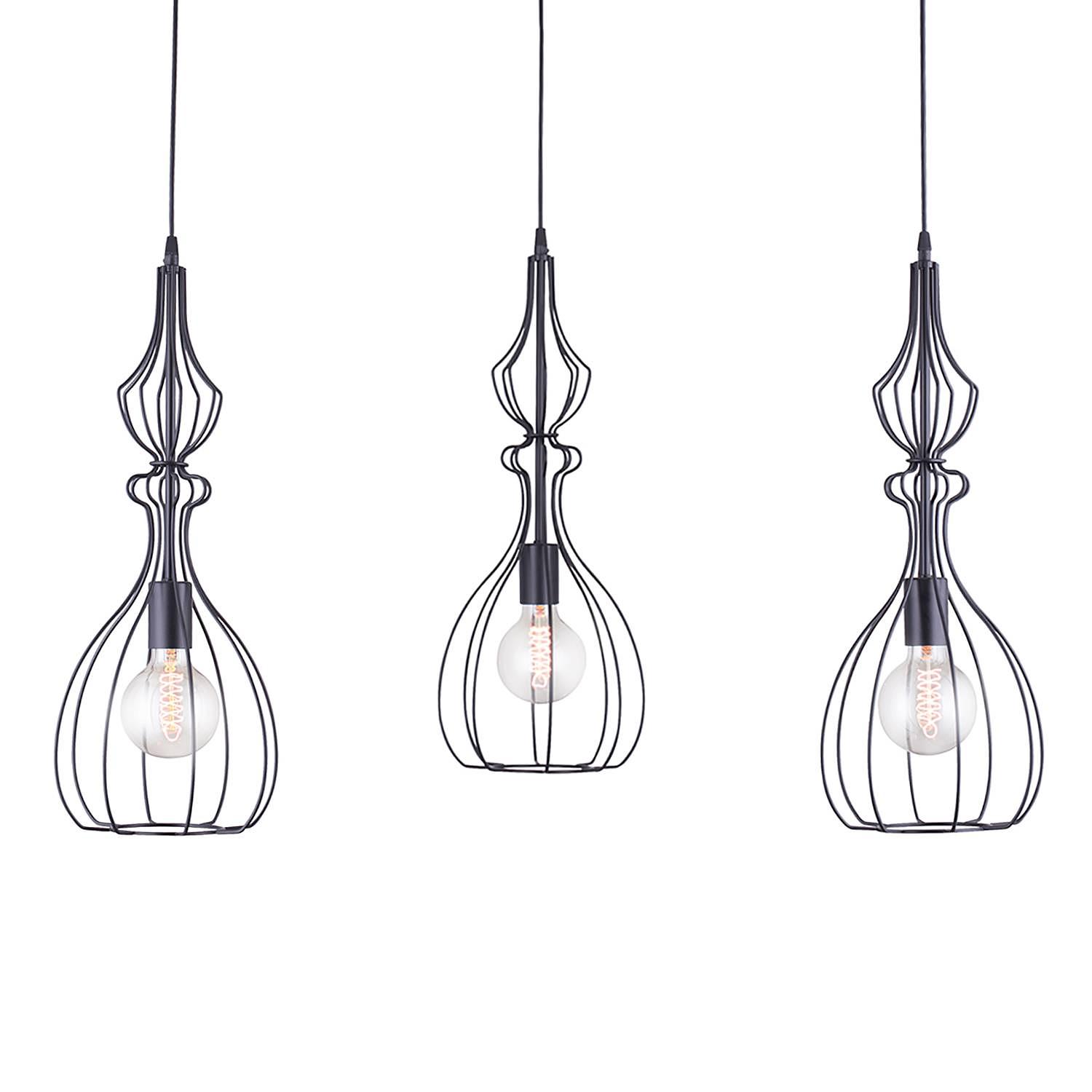 Pendant lamp Madera Black 0