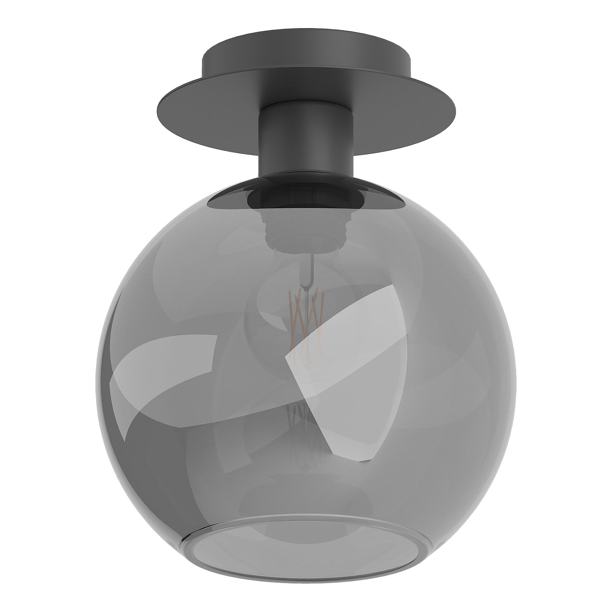 1-Flammig Entea Deckenleuchte Farbglas Eisen 1