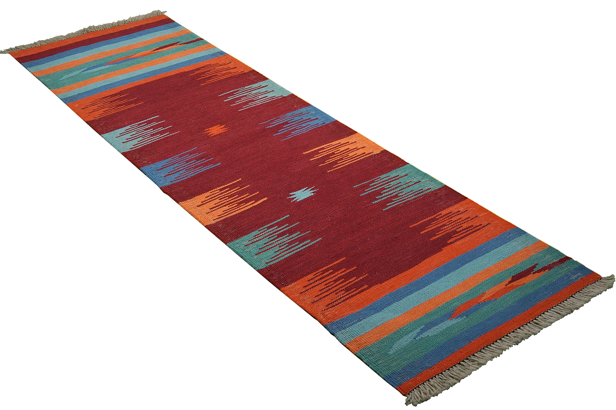 Tappeto Kilim Gashgai Lana Multicolore 2