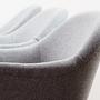 Saarinen Conference Armchair Textile Metal Grey 8