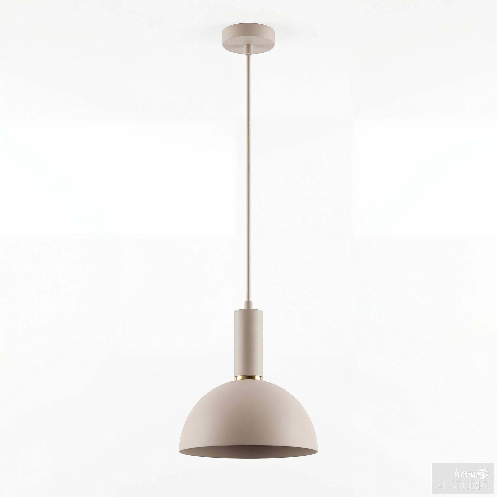 Halbrund Pendelleuchte 1-flammig Opalglas  3