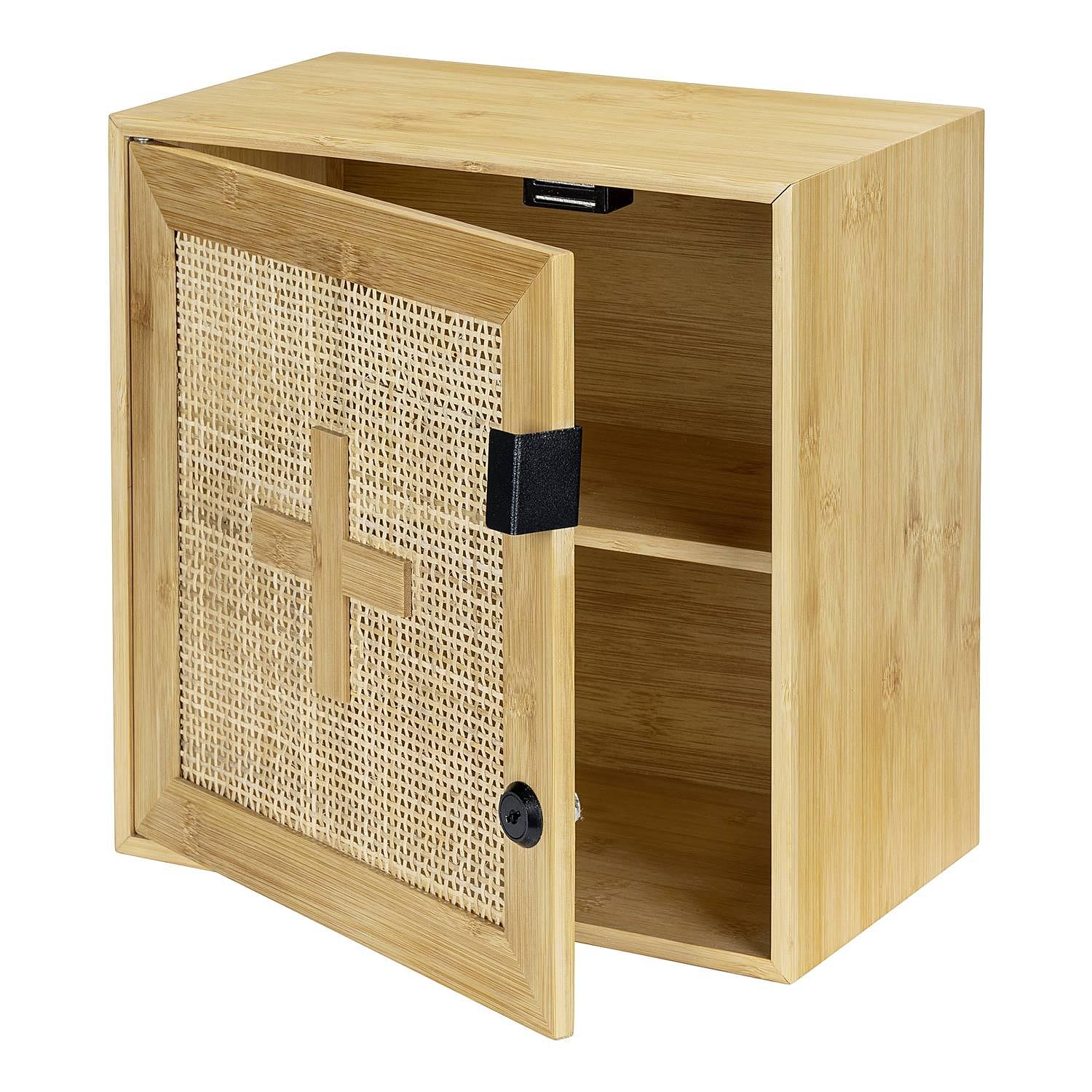 Medizinschrank Allegre Rattan Bambus 1