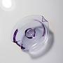 Vintage Schale oder Aschenbecher Glas 1950er Jahre 4