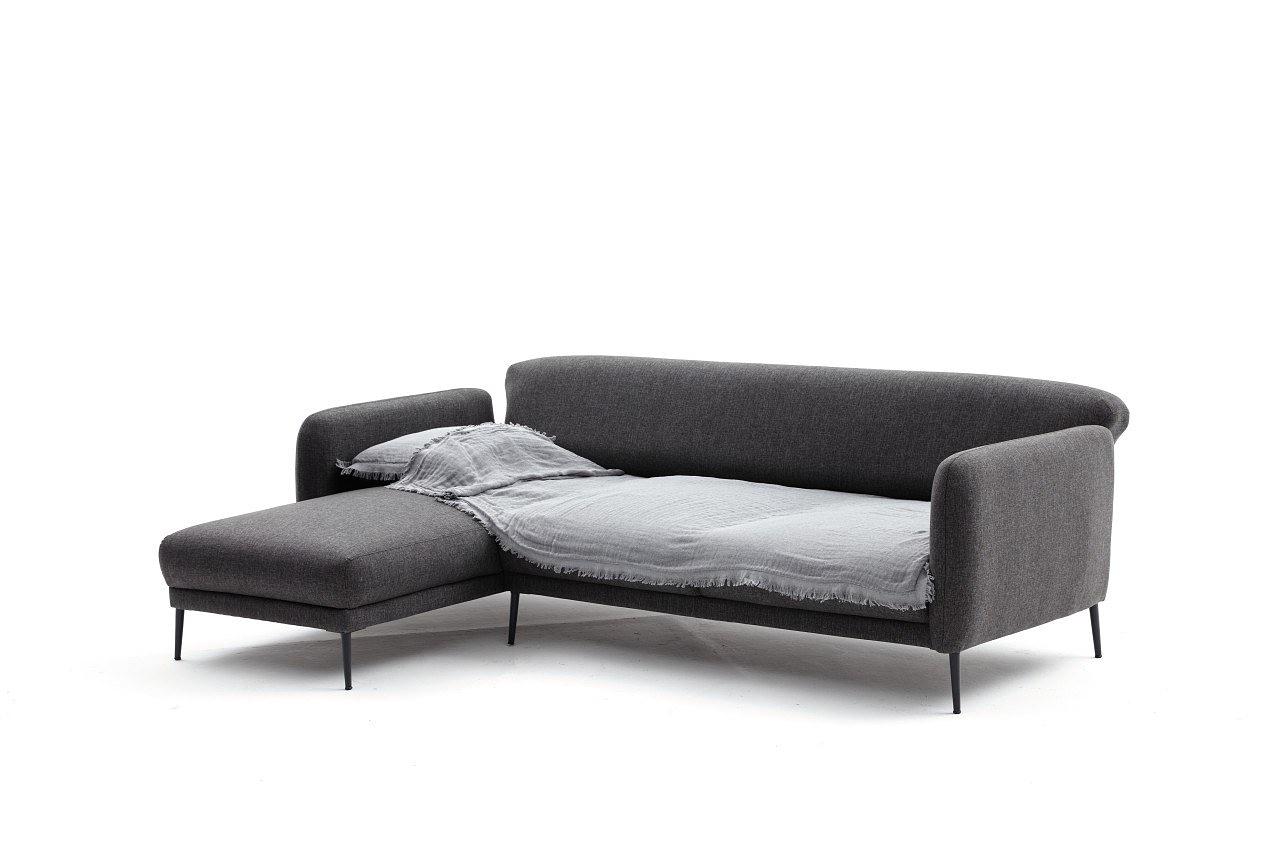 Venus Sofa Récamiere Links Anthrazit 9