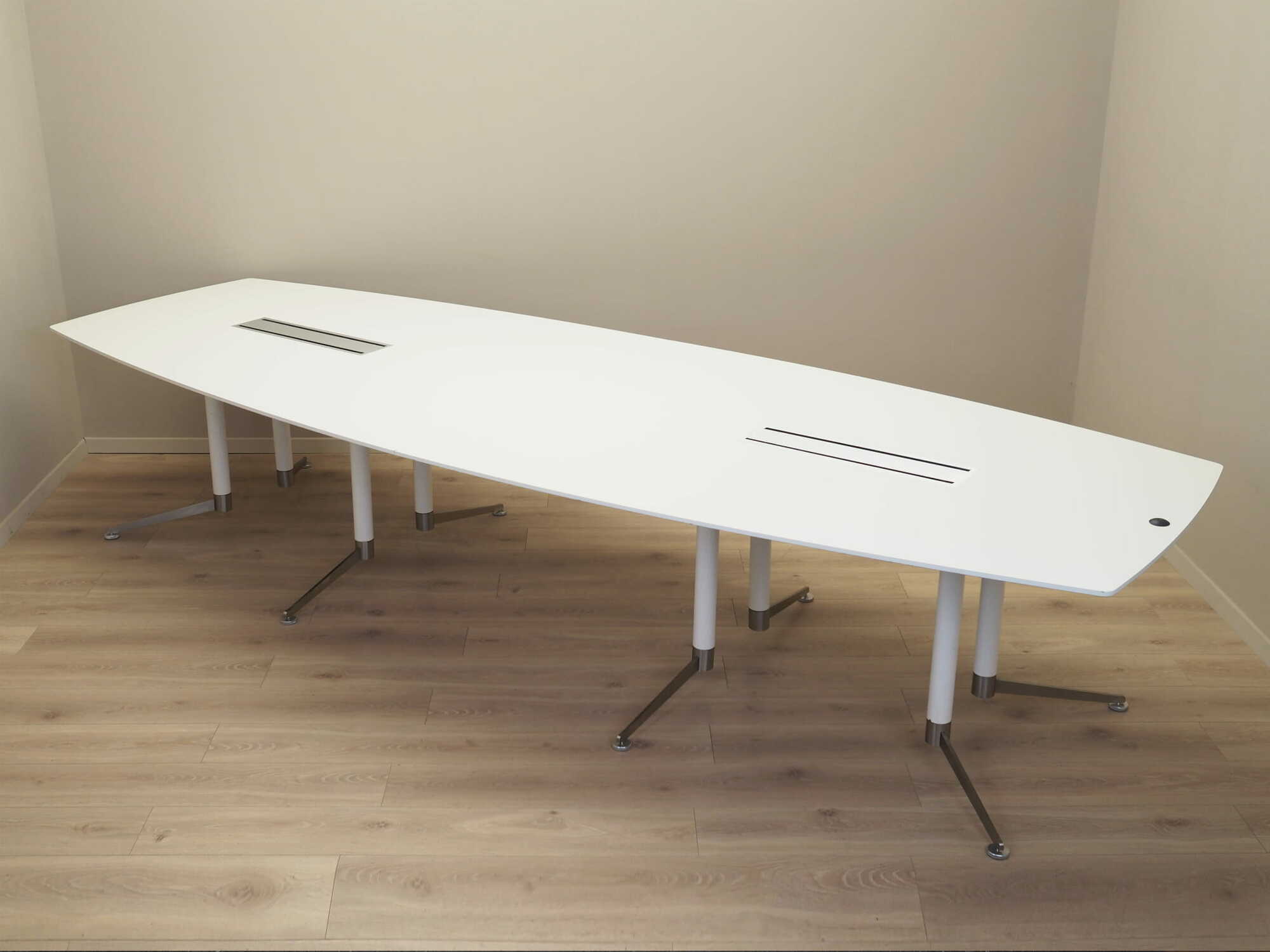 Conference table Plastic Metal White 4