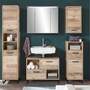 Badschrank Holz Metall 1