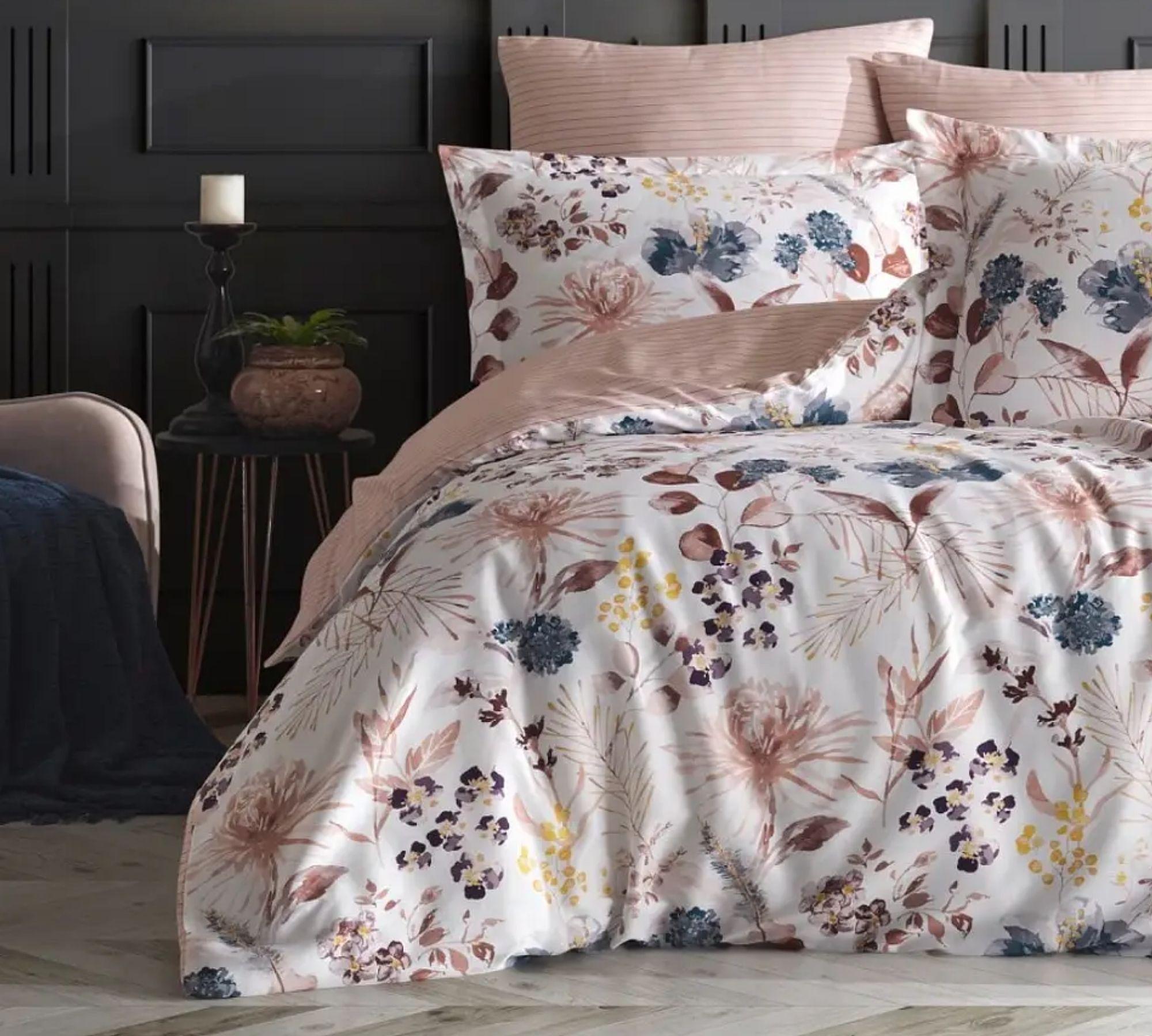 Single duvet cover Cotton White 135 x 200 cm 1