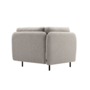 Ellis 1-Sitzer Eckmodul abnehmbare Armlehne Agnes Brown 3