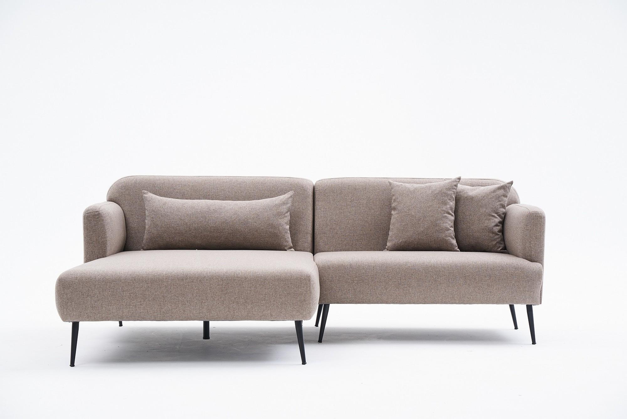 Revos Sofa Récamiere Links Braun 4