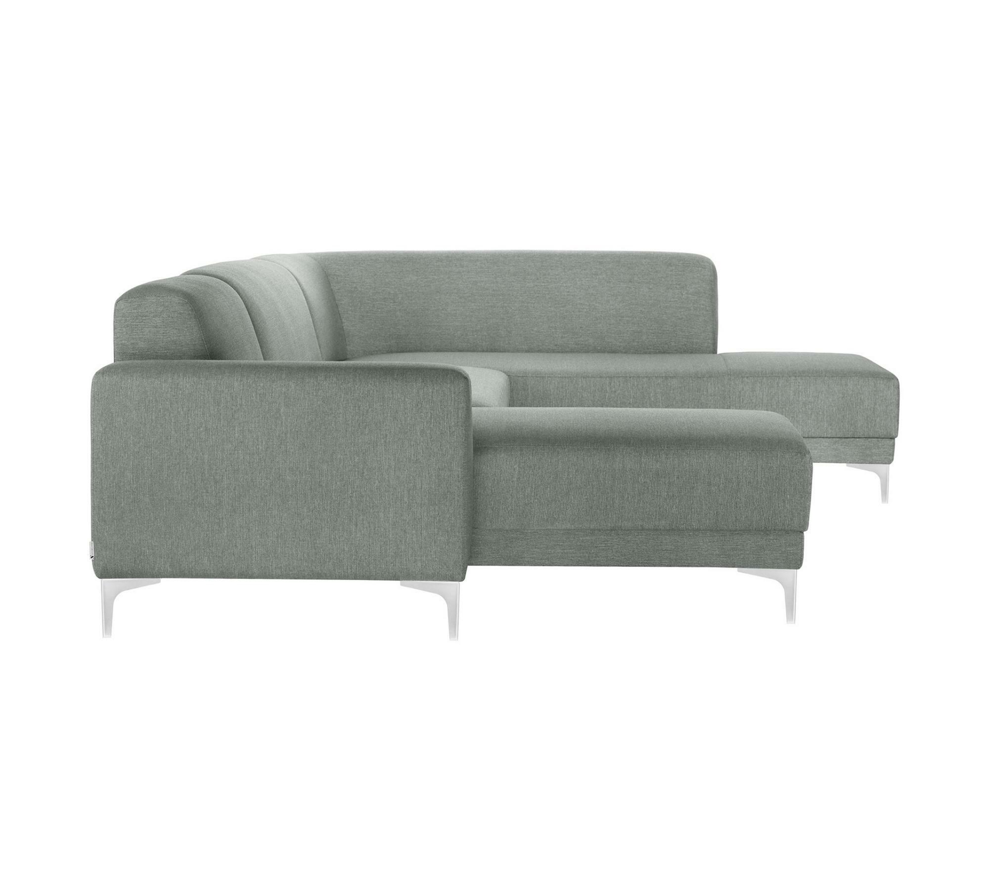 Sofalandschaft Allegra in Leinenoptik Grau 6