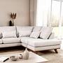 Ecksofa Japandi 3-Sitzer Rechts Beige 3