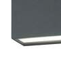 LED Wall Lamp Trent Aluminum 1-light Deep Black 1