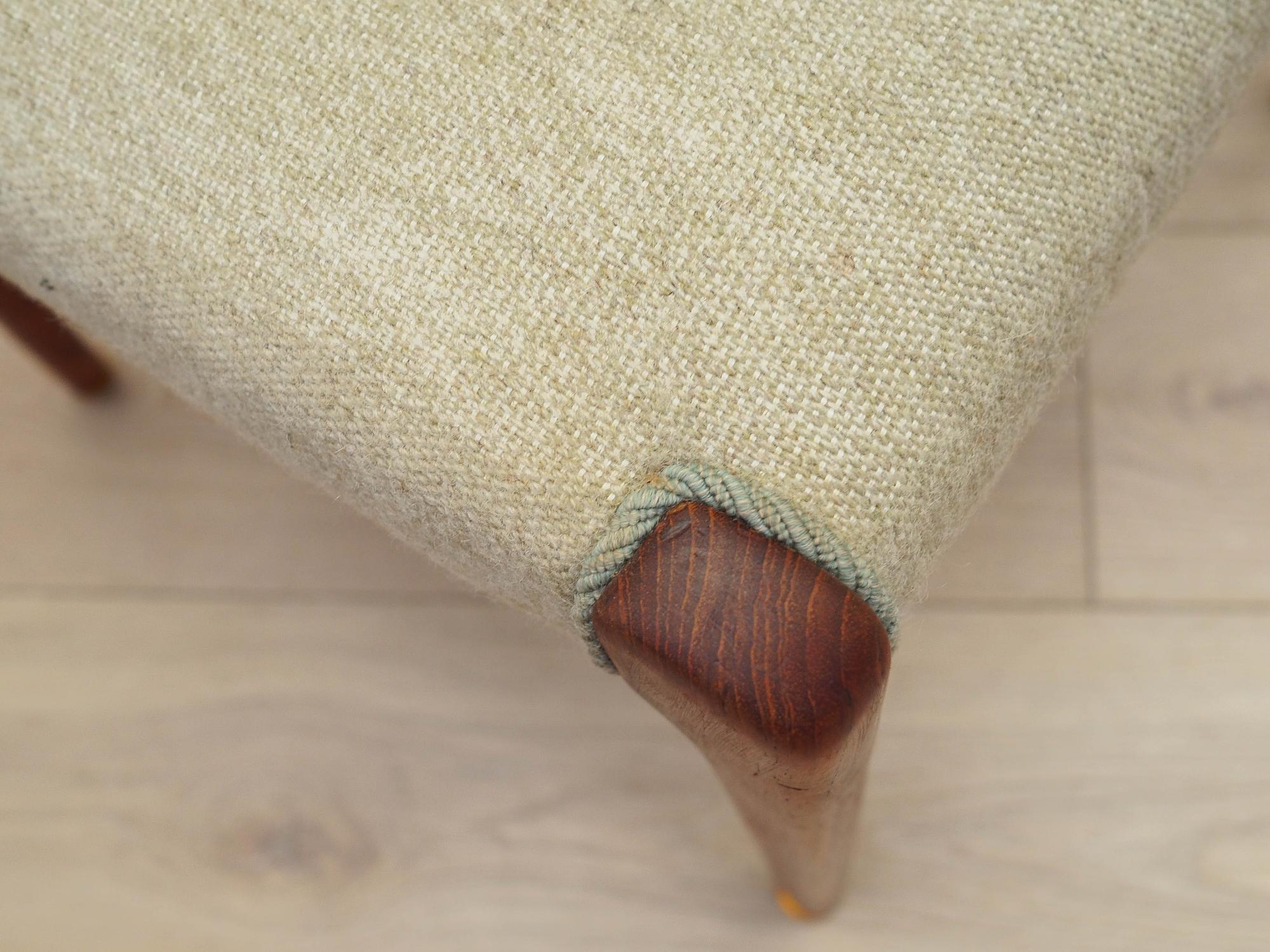 Teak wood chair set 4-piece 1960s, Designer:  7