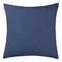 Harp Structure Kissenbezug Polyester Marineblau 60 x 60 cm 1