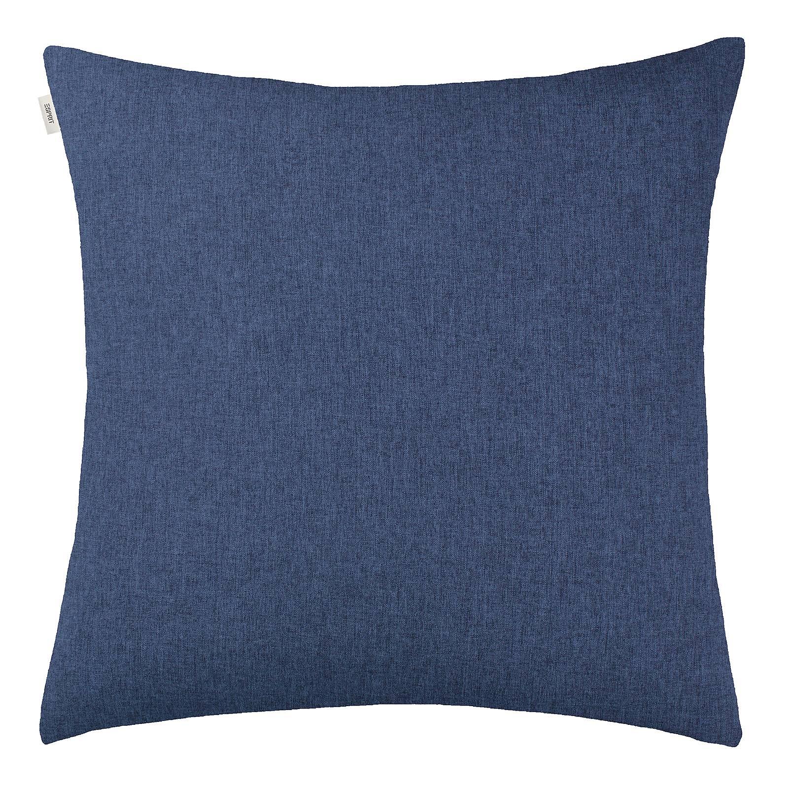Harp Structure Kissenbezug Polyester Marineblau 60 x 60 cm 1