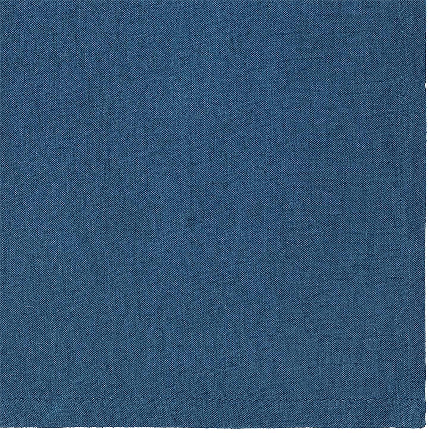 4x Table mat Rimini Cotton Dark Blue 2