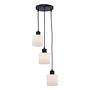 3-light pendant lamp Kolind metal opal glass 1