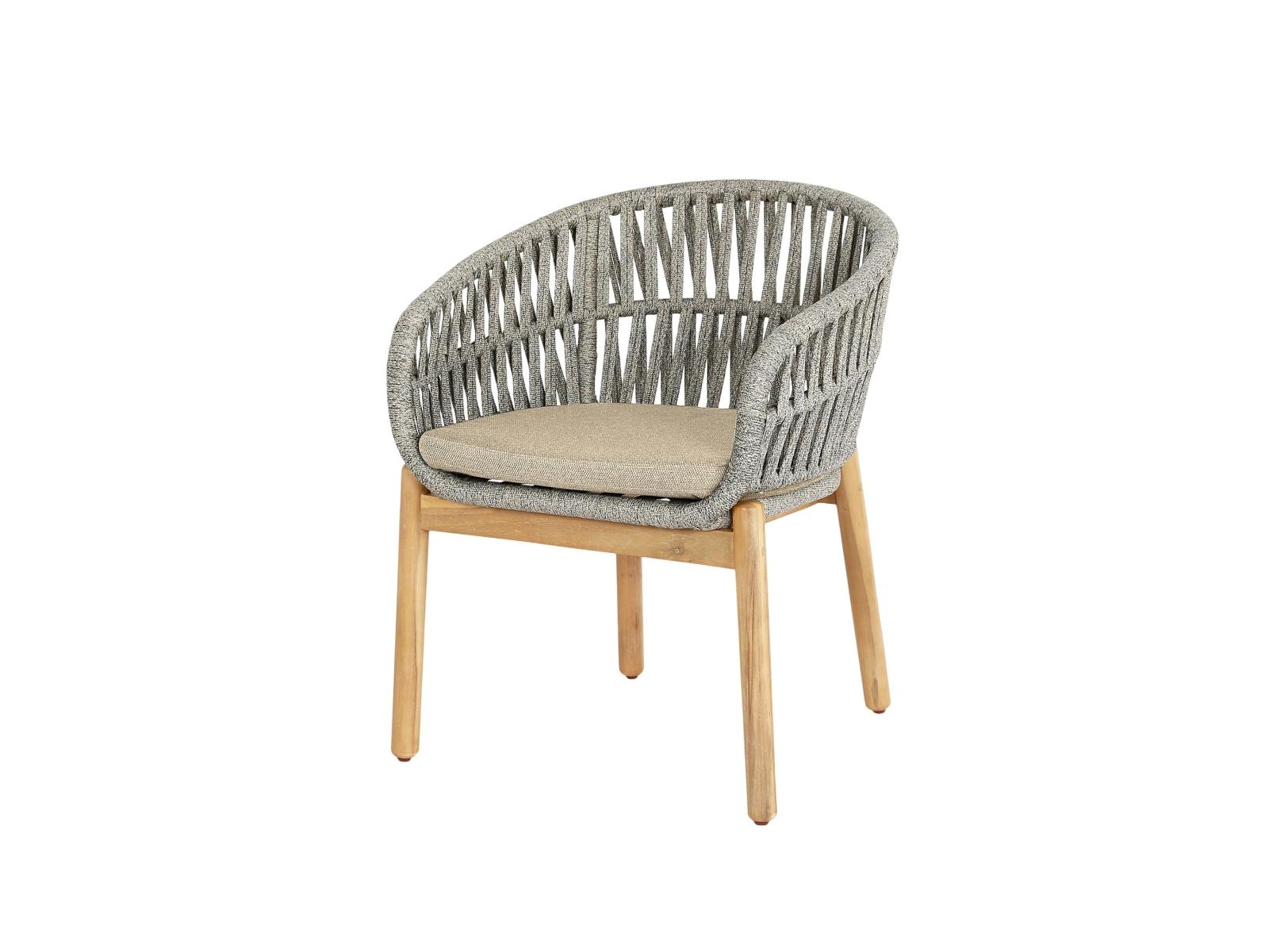 Gartenstuhl Jondal Polyester Hellbraun 63.5x60x78 cm 1