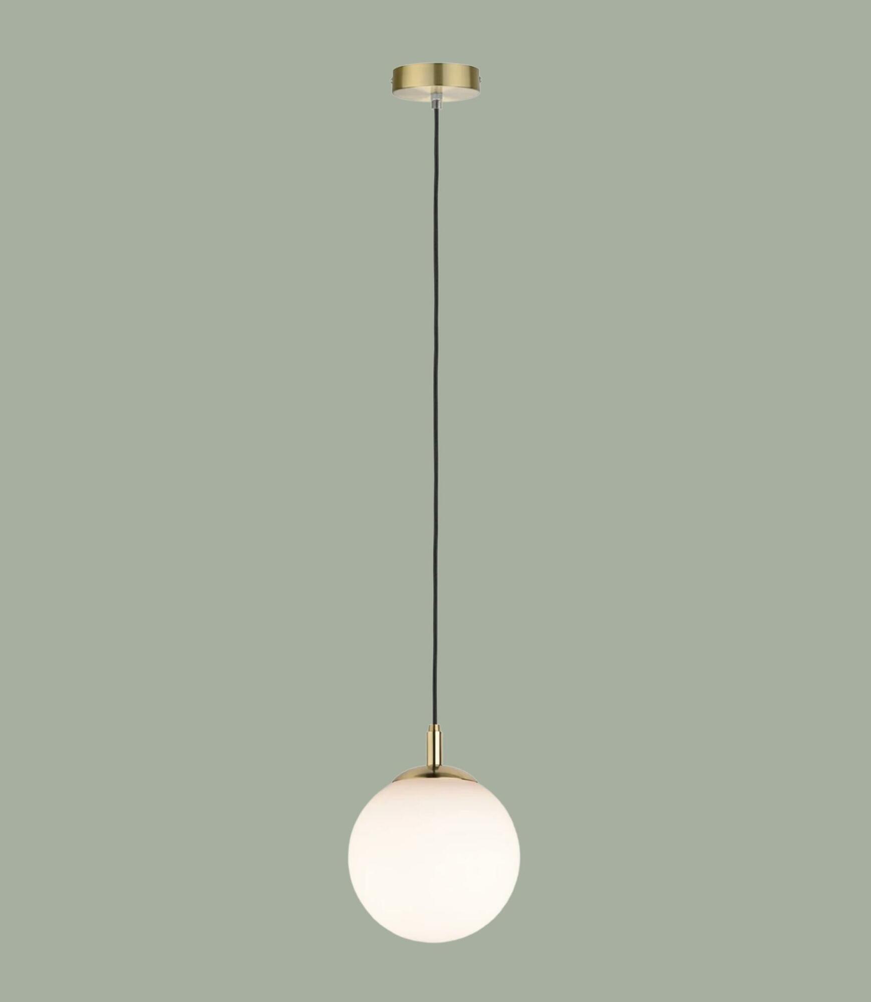 1-flammige Pendelleuchte Messing 2