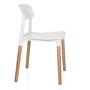 Dining chair / Visitor chair SCANDI E white hjh LIVING 5