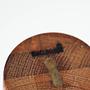 Tealight holder teak wood 1970s 6