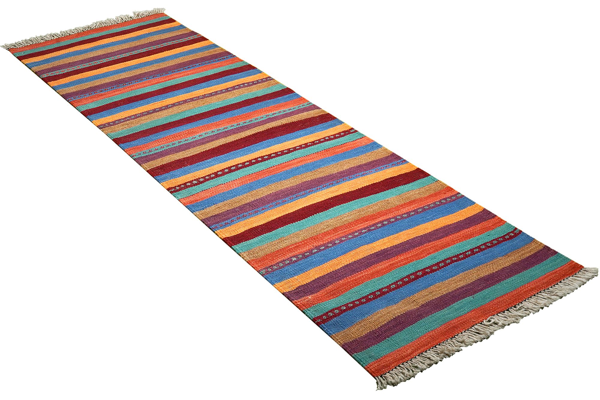 Kilim Gashgai Teppich Mehrfarbig 2
