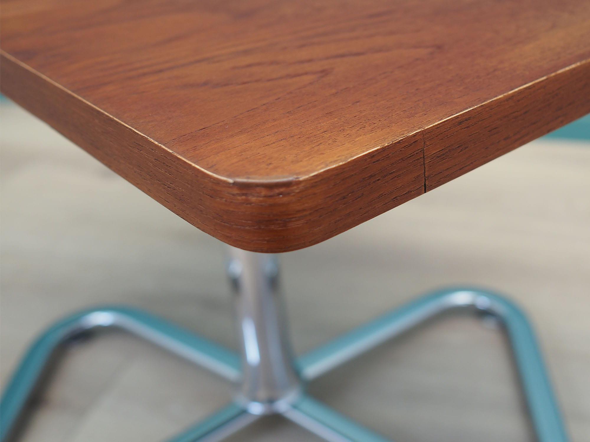 Vintage Couchtisch Teakholz Braun 1970er Jahre 11